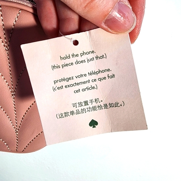 Nwt Kate Spade Pink Quilted Crossbody Bag - Picture 4 of 13